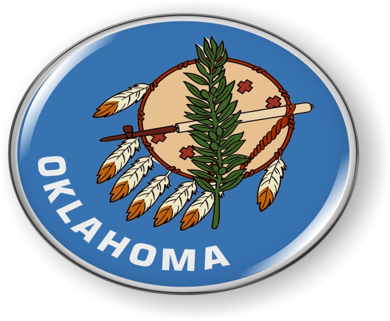 Oklahoma - State Flag Emblem